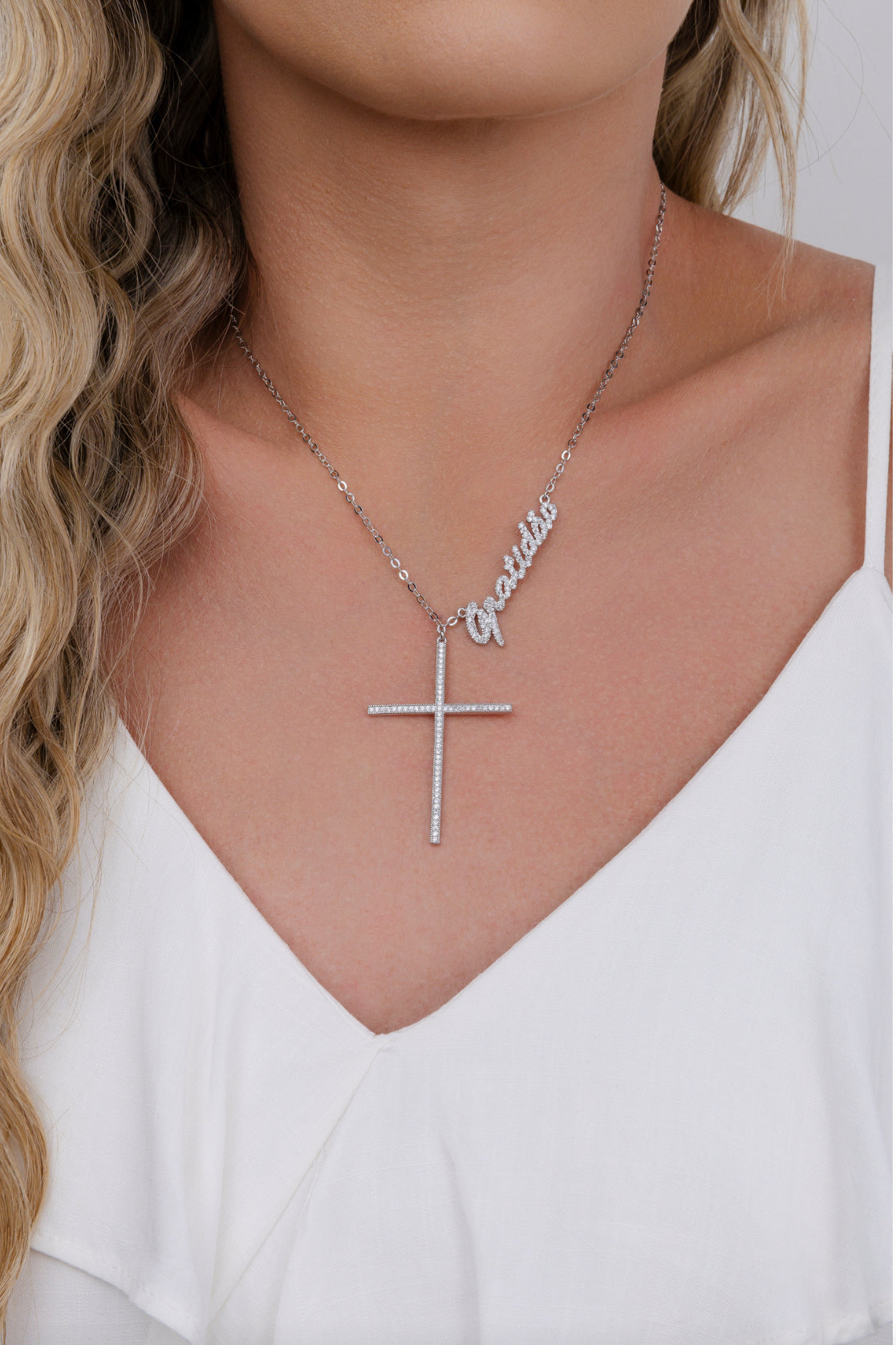 Colar Cruz Gratidão