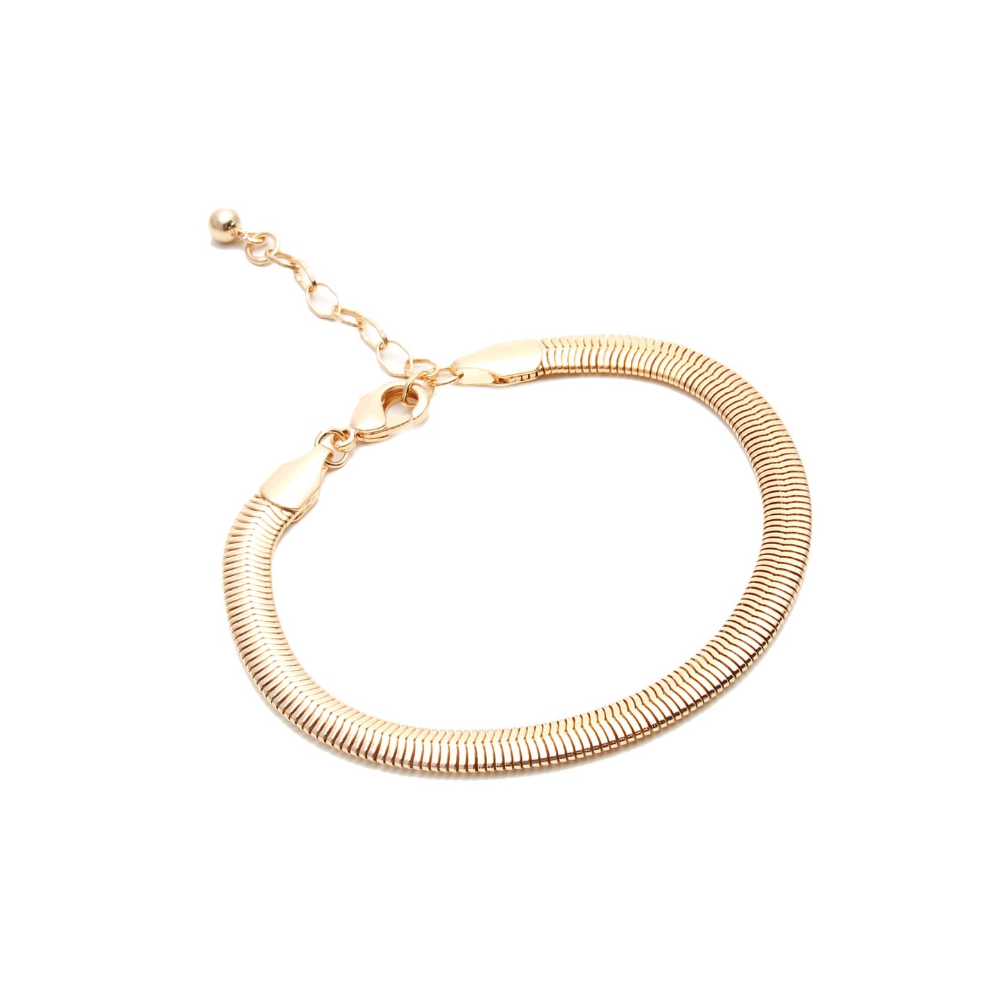 Pulseira Lisa Banho Ouro 18K