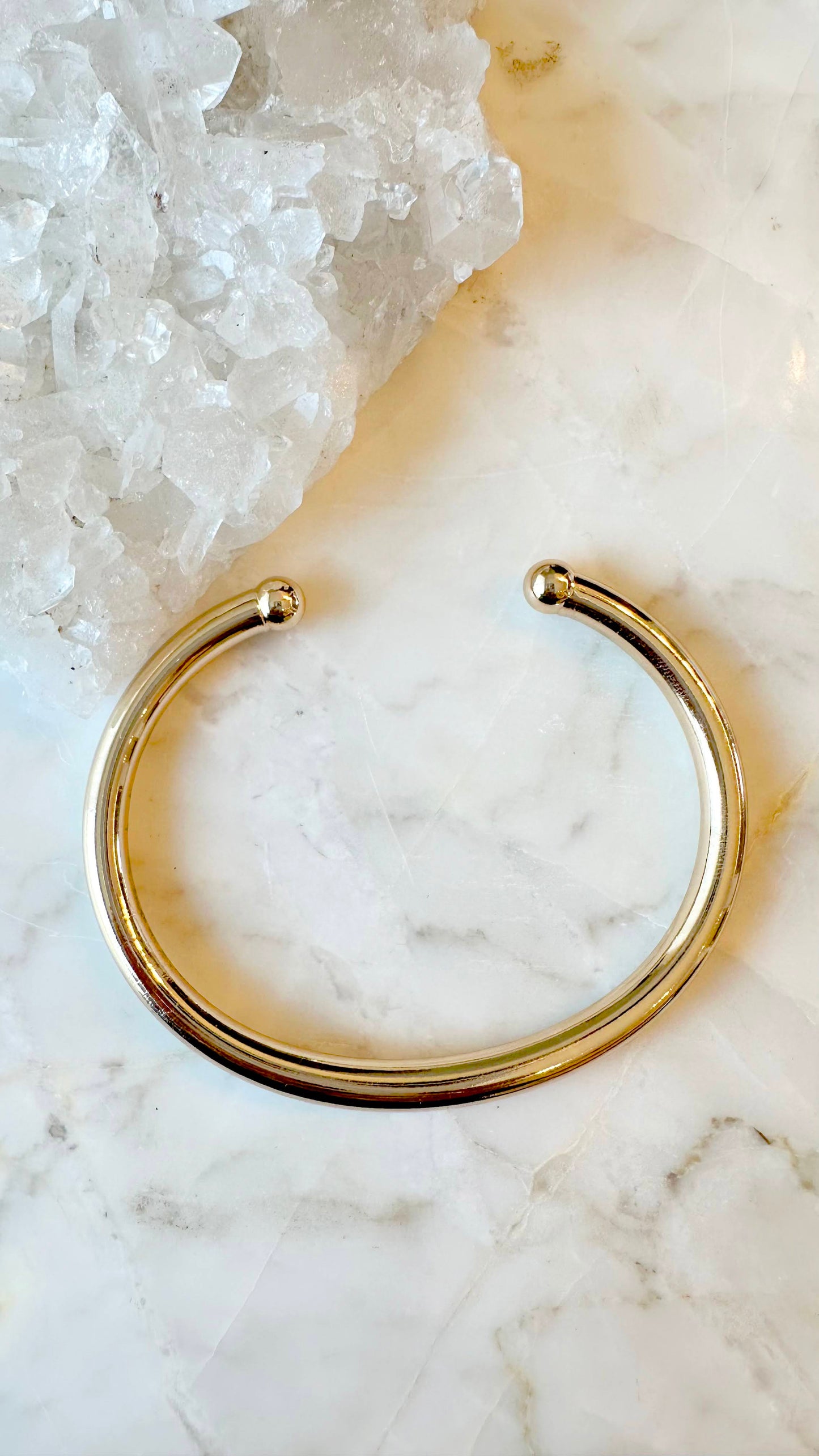 Pulseira Bracelete Liso Aro 5mm Banho de Ouro 18K