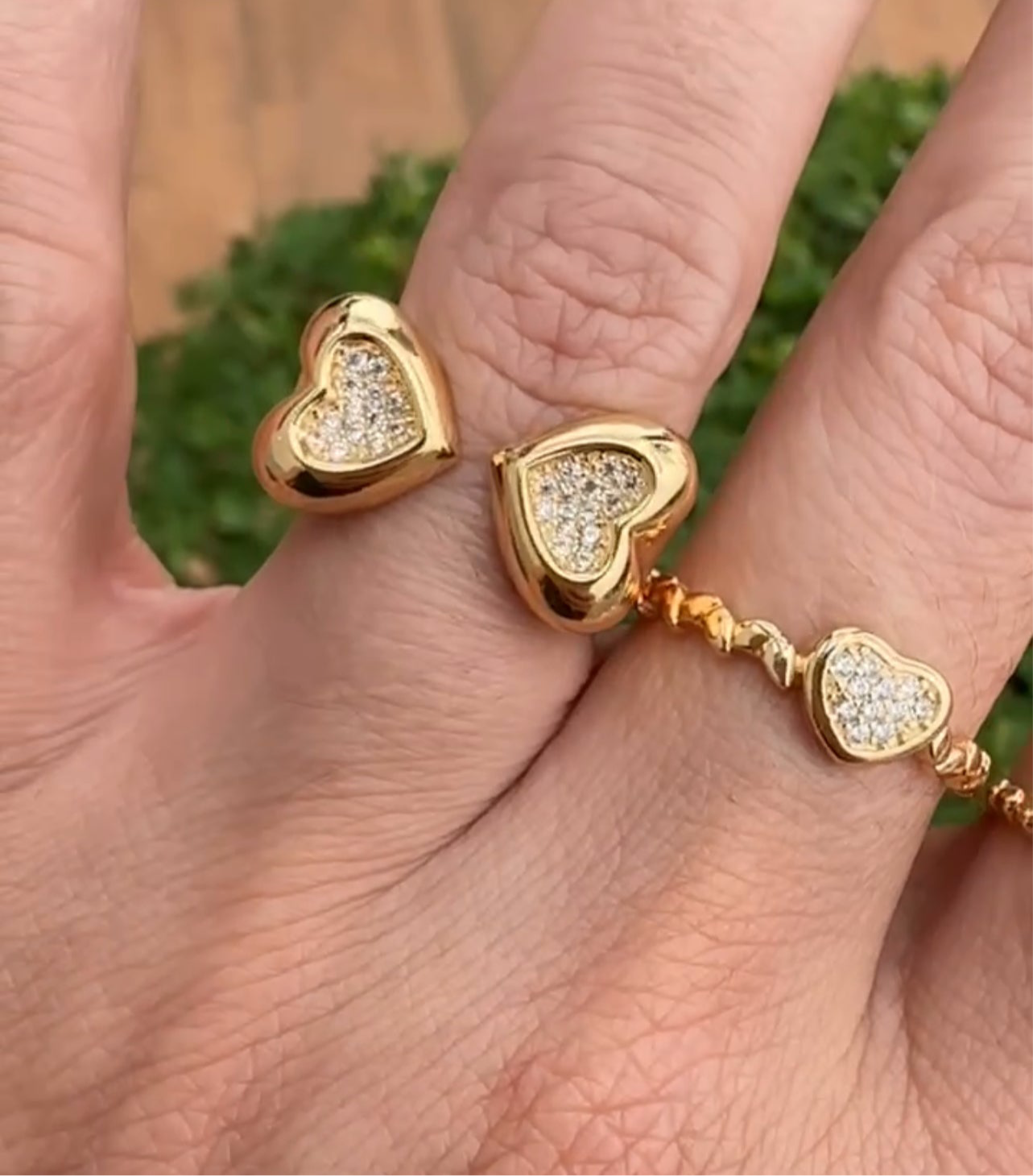 ANEL ZIRCONIA CORAÇÃO