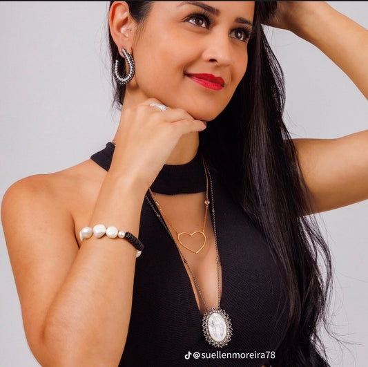 Pulseira Pérolas Água Doce