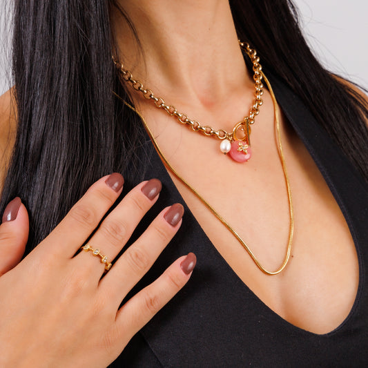 Anel Banho Ouro 18k Zircônia