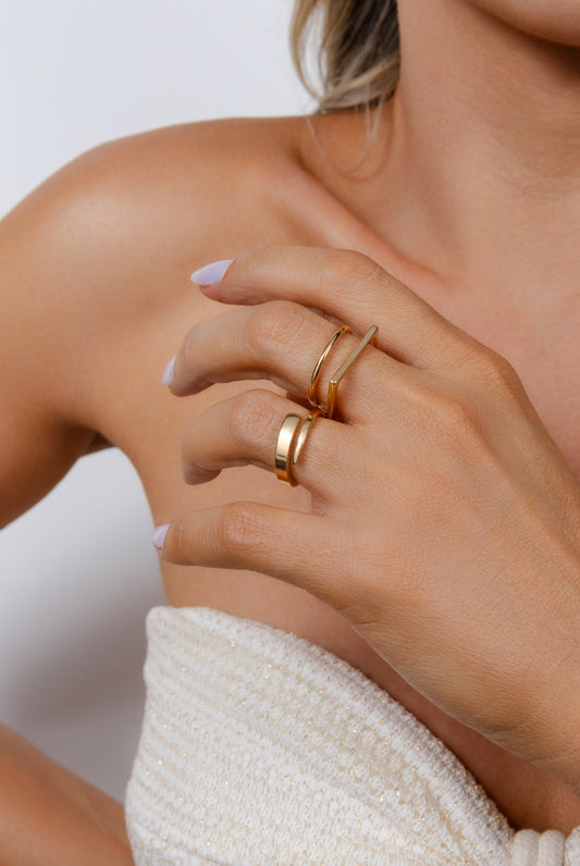 Anel Regulável Vírgula