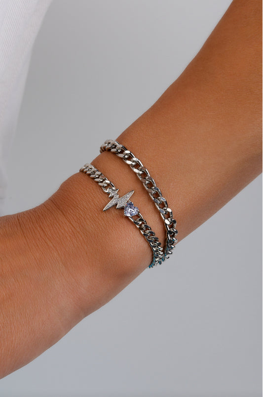 Pulseira Elos Raio Coração