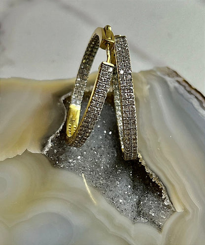 Brinco Argola Banho Ouro 18k Festa