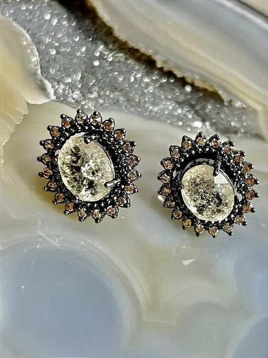 Brinco Dois Em Um Zircônia Nude