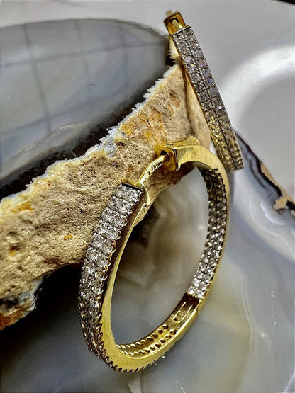 Brinco Argola Banho Ouro 18k Festa