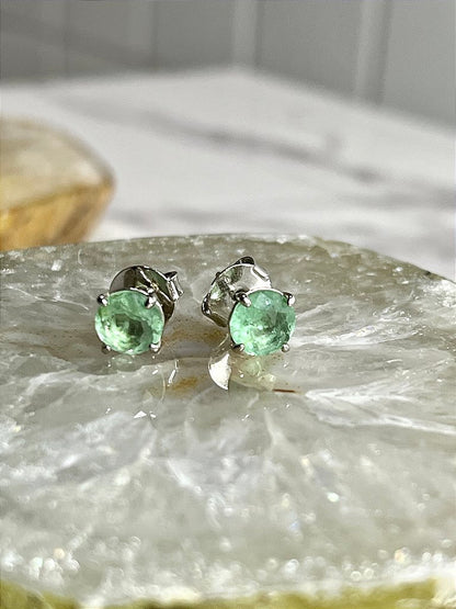 Brinco Solitário Turmalina Fusion