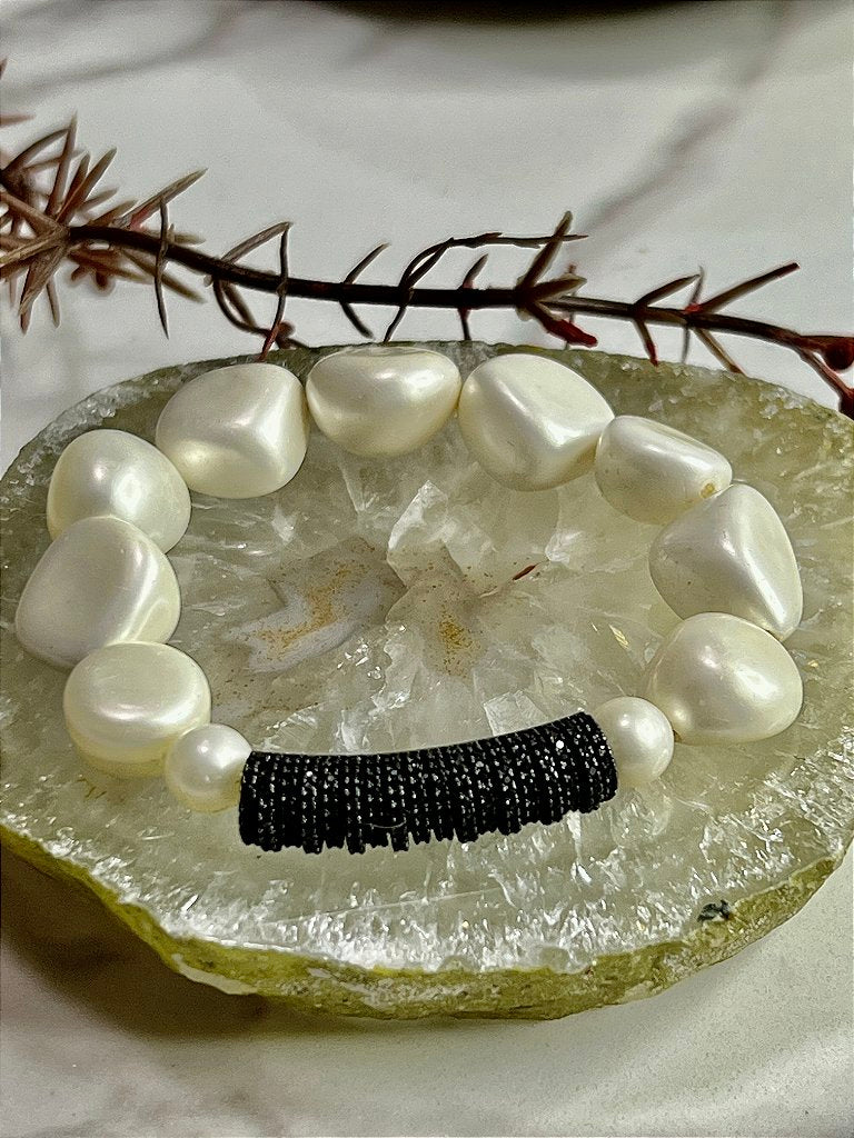 Pulseira Pérolas Água Doce