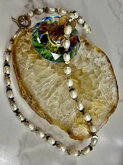 Colar Banho Ouro 18k Perola Barroca