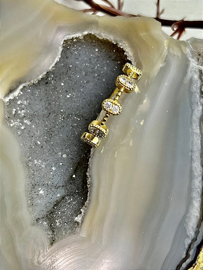 Anel Banho Ouro 18k Zircônia