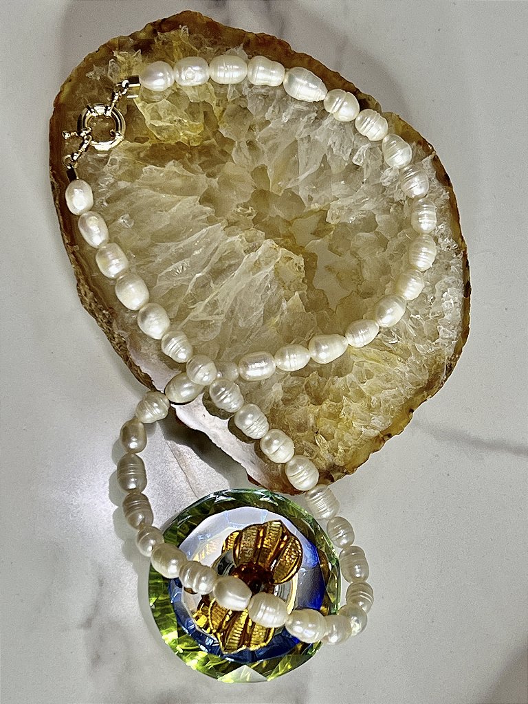 Colar Pérola Barroca