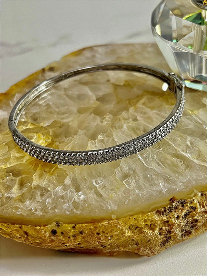 Pulseira Bracelete Cravejada Zircônia